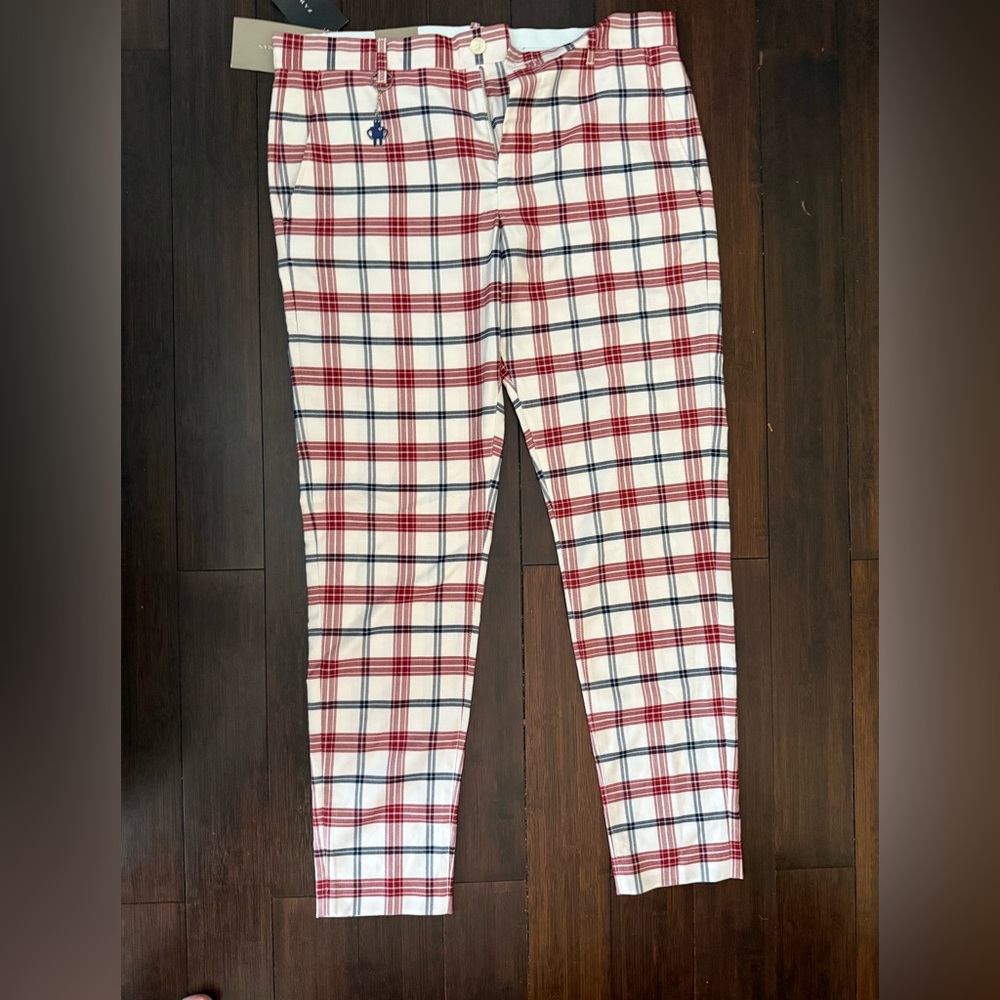Zara Red and Blue Chinos Classic Style